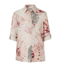 TONI Damen Bluse - Clay in mehrfarbig - Ausschnitt: Kent