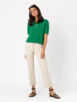 TONI Damen Hose - Jenny 7/8 in beige - Länge: mittel