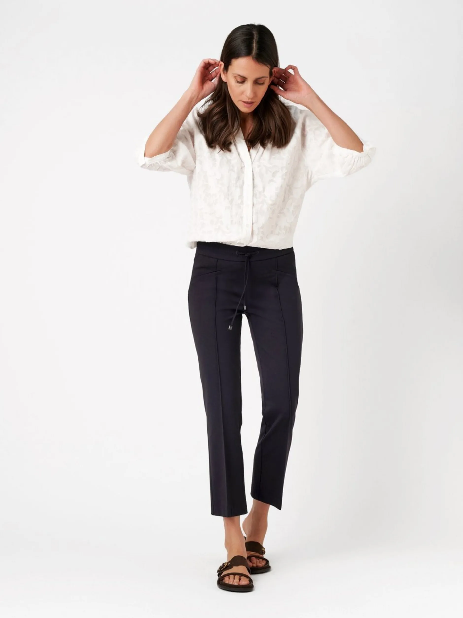 TONI Damen Hose - Jenny 7/8 in blau - Länge: mittel