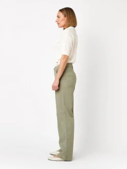 TONI Damen Hose - Liv Wide in khaki - Länge: lang