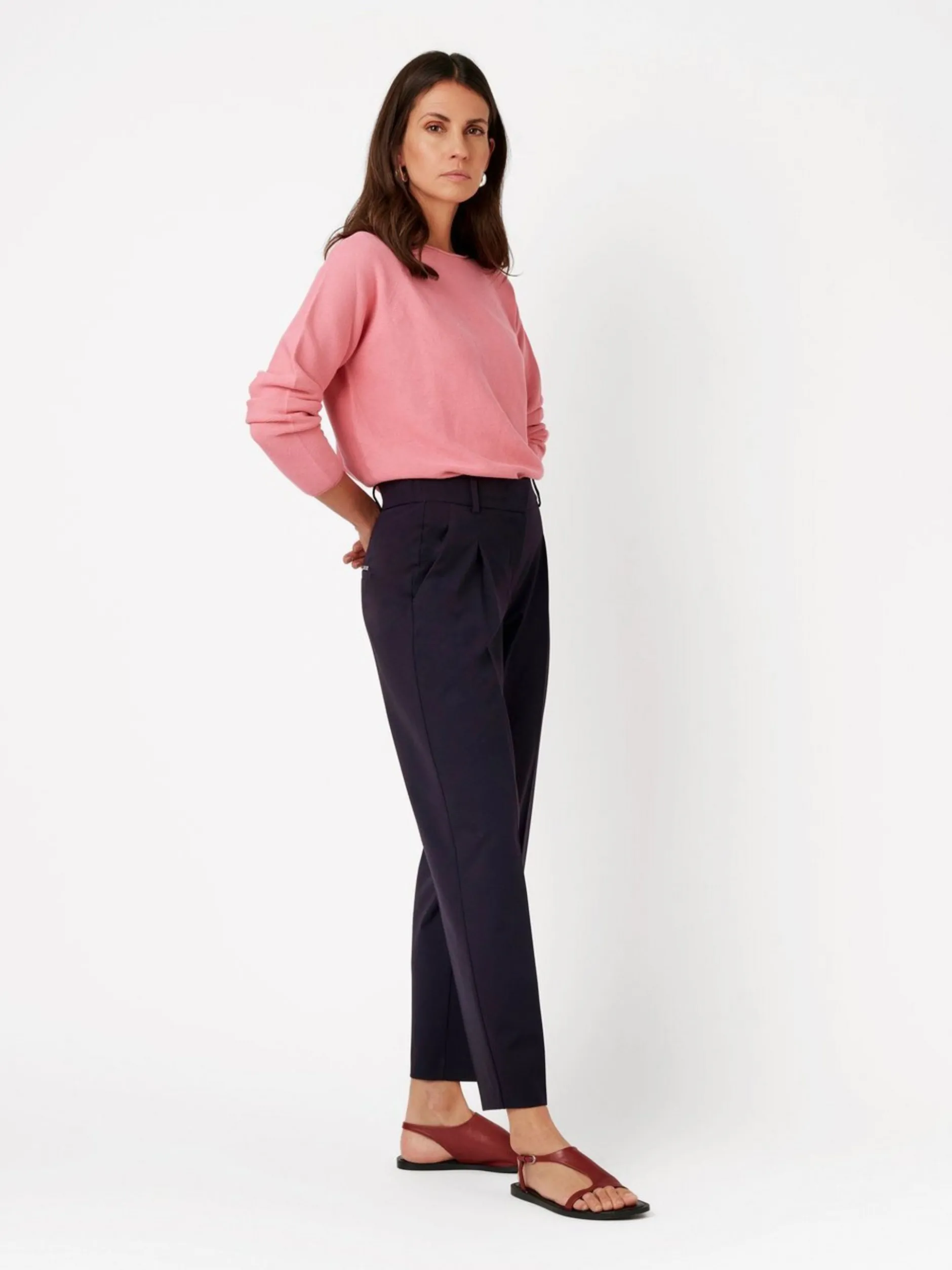 TONI Damen Hose - Luisa Barrel in blau - Länge: mittel