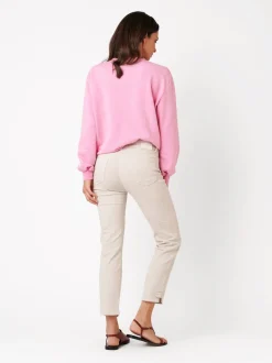 TONI Damen Jeans - Be Loved 7/8 in beige - Länge: mittel