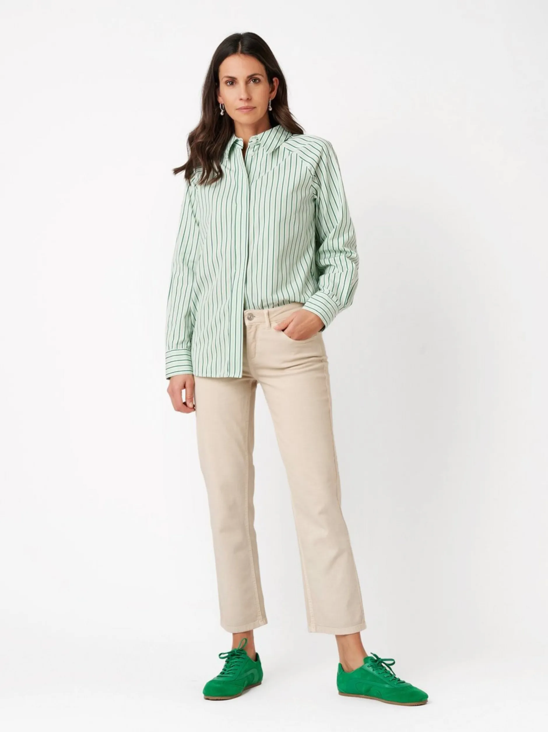 TONI Damen Jeans - Ella 7/8 in beige - Länge: mittel