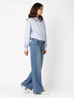 TONI Damen Jeans - Ella Wide in blau - Länge: lang