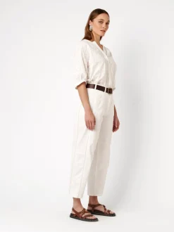 TONI Damen Jeans - Liv Barrel in weiß - Länge: mittel