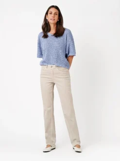 TONI Damen Jeans - Liv Regular in beige - Länge: lang