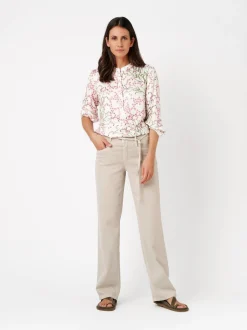 TONI Damen Jeans - Liv Regular in beige - Länge: lang