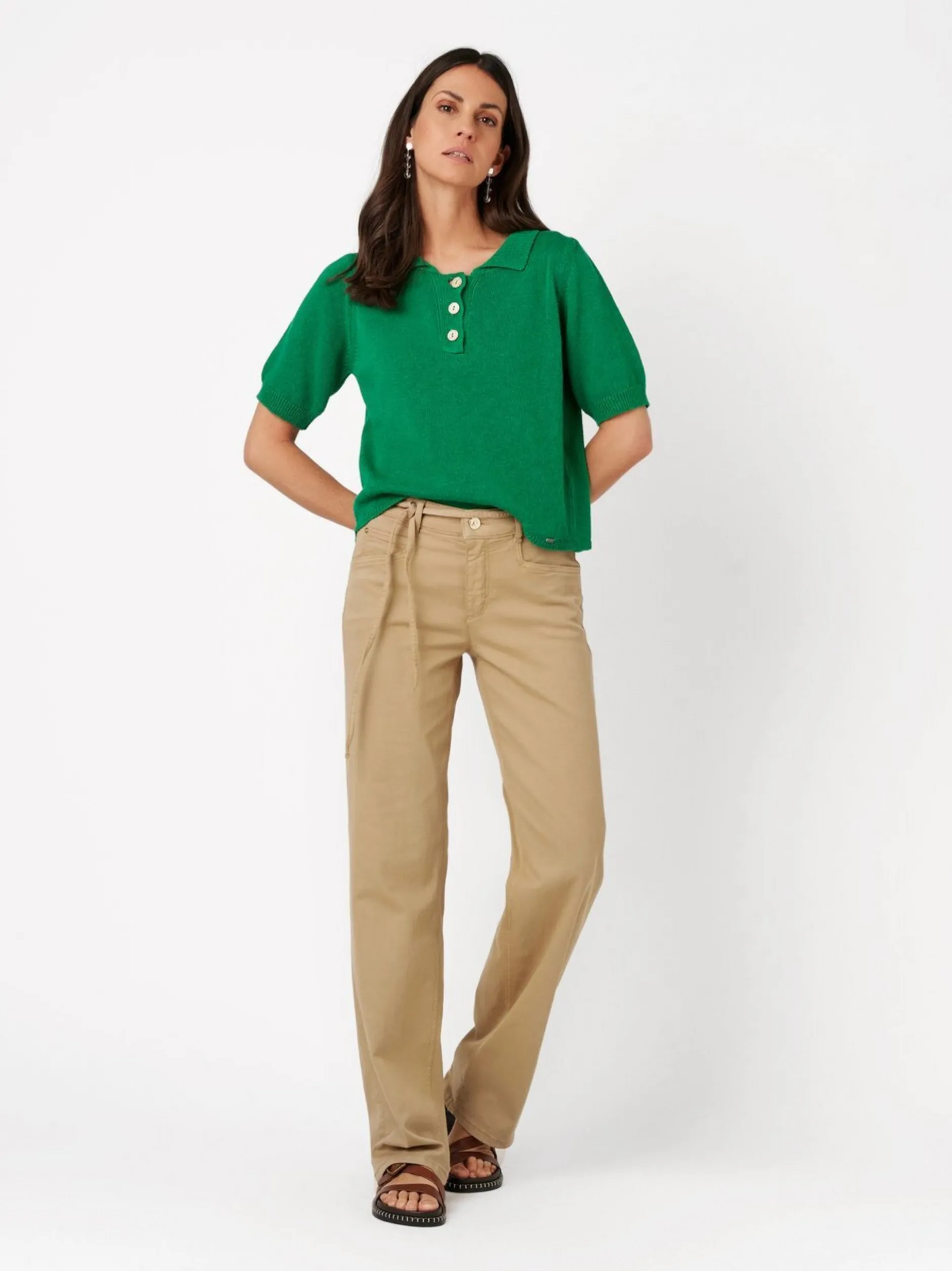 TONI Damen Jeans - Liv Regular in braun - Länge: lang