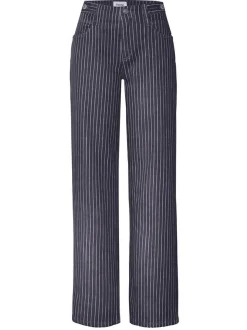 TONI Damen Jeans - Liv Wide in blau weiß - Länge: lang