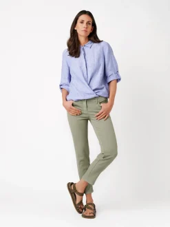 TONI Damen Jeans - Perfect Shape 7/8 in khaki