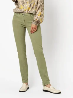 TONI Damen Jeans - Perfect Shape in khaki - Länge: lang