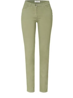 TONI Damen Jeans - Perfect Shape in khaki - Länge: lang