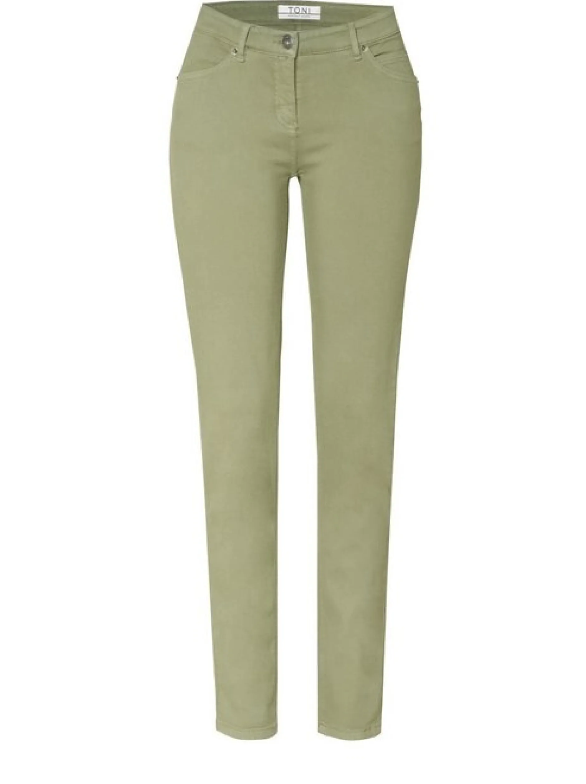 TONI Damen Jeans - Perfect Shape in khaki - Länge: lang