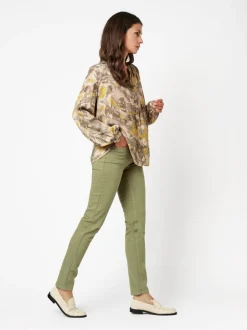 TONI Damen Jeans - Perfect Shape in khaki - Länge: lang