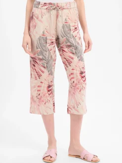 TONI Damen Leinenhose - Pia in beige bordeaux