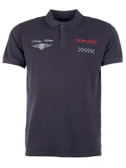 Topgun Herren Polo Shirt in blau