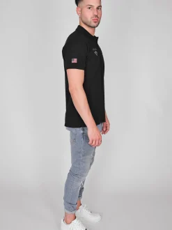 Topgun Herren Polo Shirt in schwarz