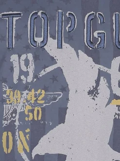 Topgun Herren T-Shirt in blau