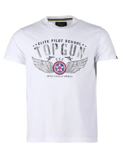 Topgun Herren T-Shirt in weiß