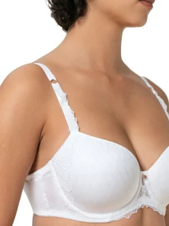 Triumph Damen Bügel-BH - Azalea Florale in weiß