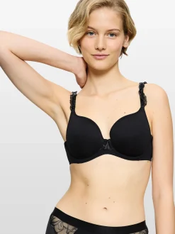 Triumph Damen Bügel-BH - Florale Wild Azalea Florale in schwarz