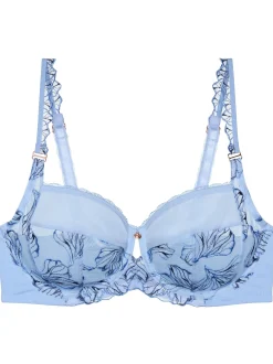 Triumph Damen Bügel-BH - Wild Iris Florale in hellblau