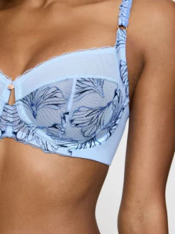 Triumph Damen Bügel-BH - Wild Iris Florale in hellblau
