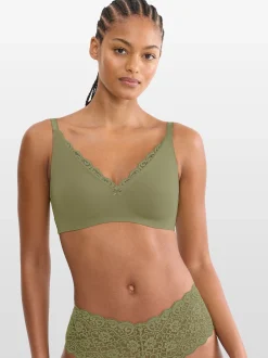 Triumph Damen Bügelloser BH - Red Label Amourette in oliv