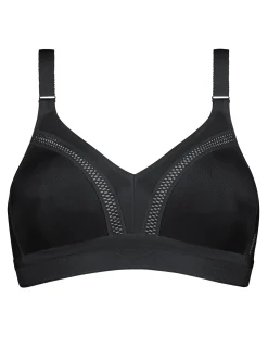 Triumph Damen Bügelloser BH - Triaction Workout in schwarz