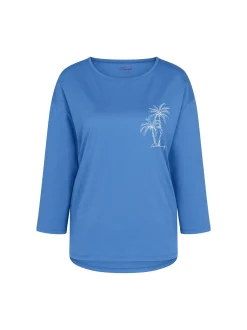 Triumph Damen Longsleeve - Red Label Mix & Match in blau