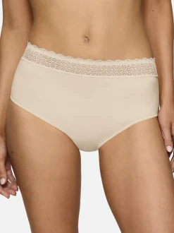 Triumph Damen Midi Slip - 6er Pack Feel of Modal in ecru weiß