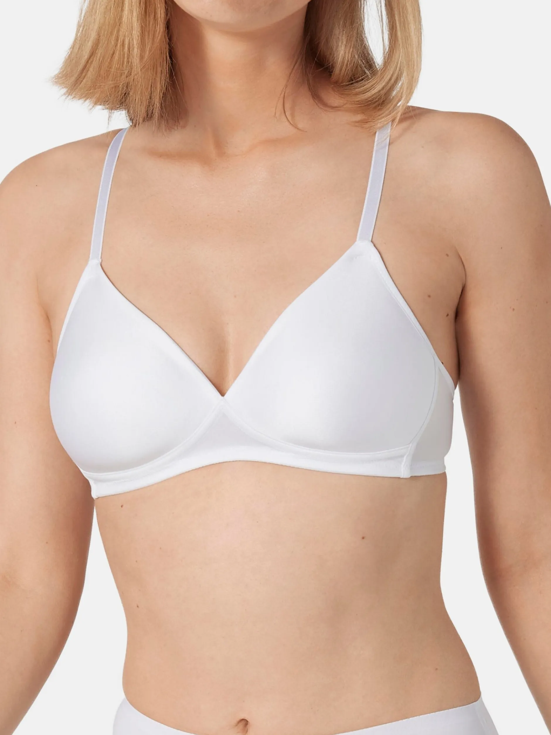 Triumph Damen Schalen-BH ohne Bügel - Soft Sensation P in weiß