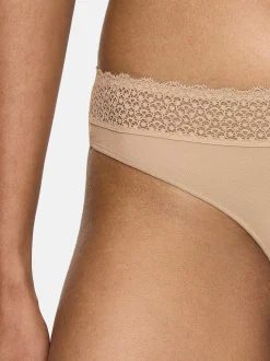 Triumph Damen String - 6er Pack Feel of Modal in schwarz