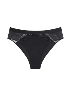 Triumph Damen Tai-Slip - Florale Wild Azalea Florale in schwarz