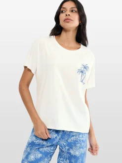 Triumph Damen T-Shirt - Red Label Mix & Match Top in weiß