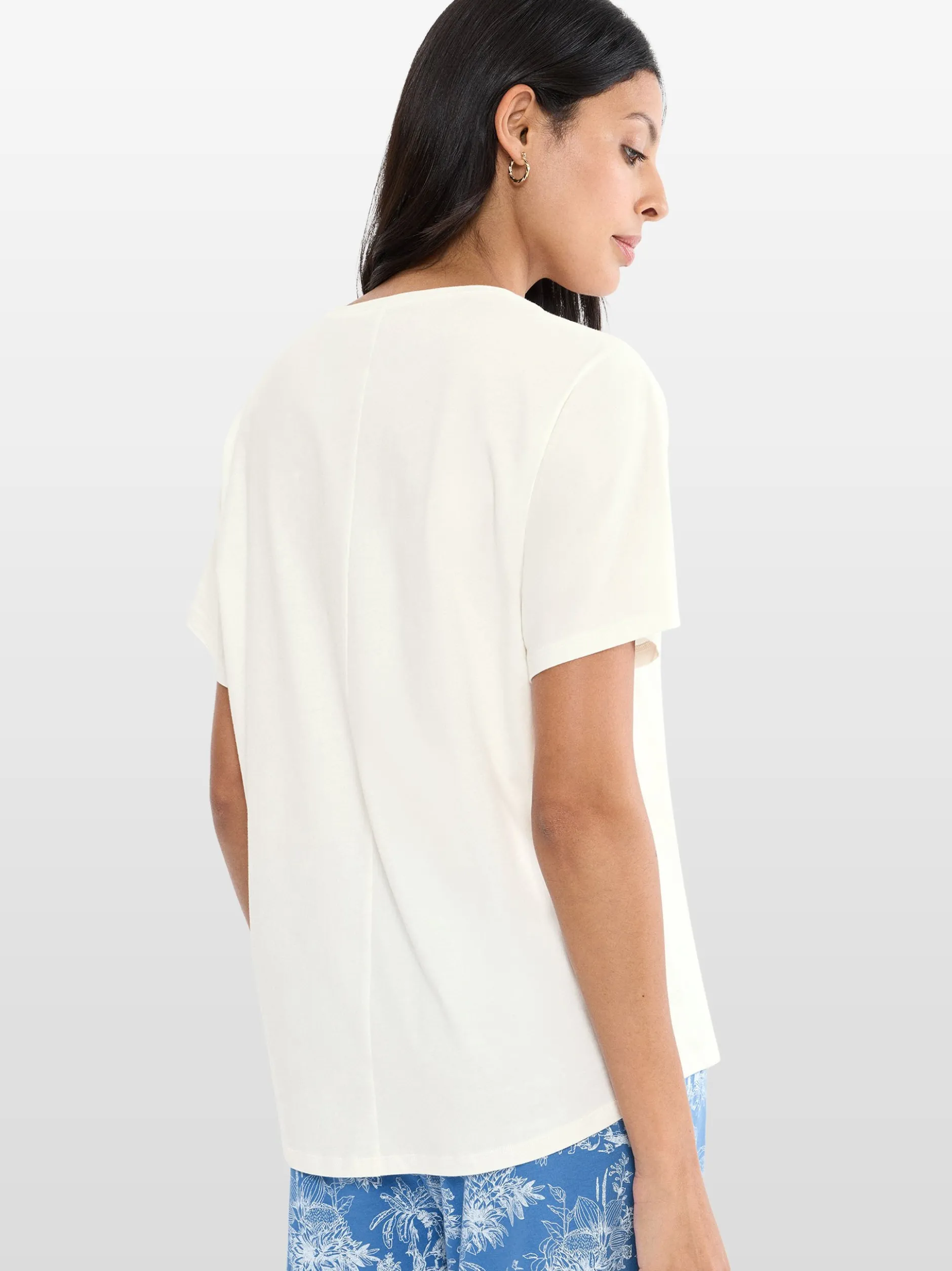 Triumph Damen T-Shirt - Red Label Mix & Match Top in weiß