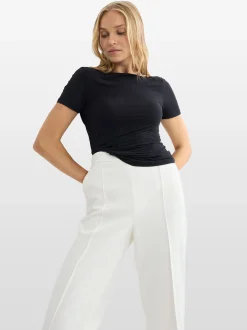 Triumph Damen T-Shirt - Red Label Beauty Layers Top in schwarz