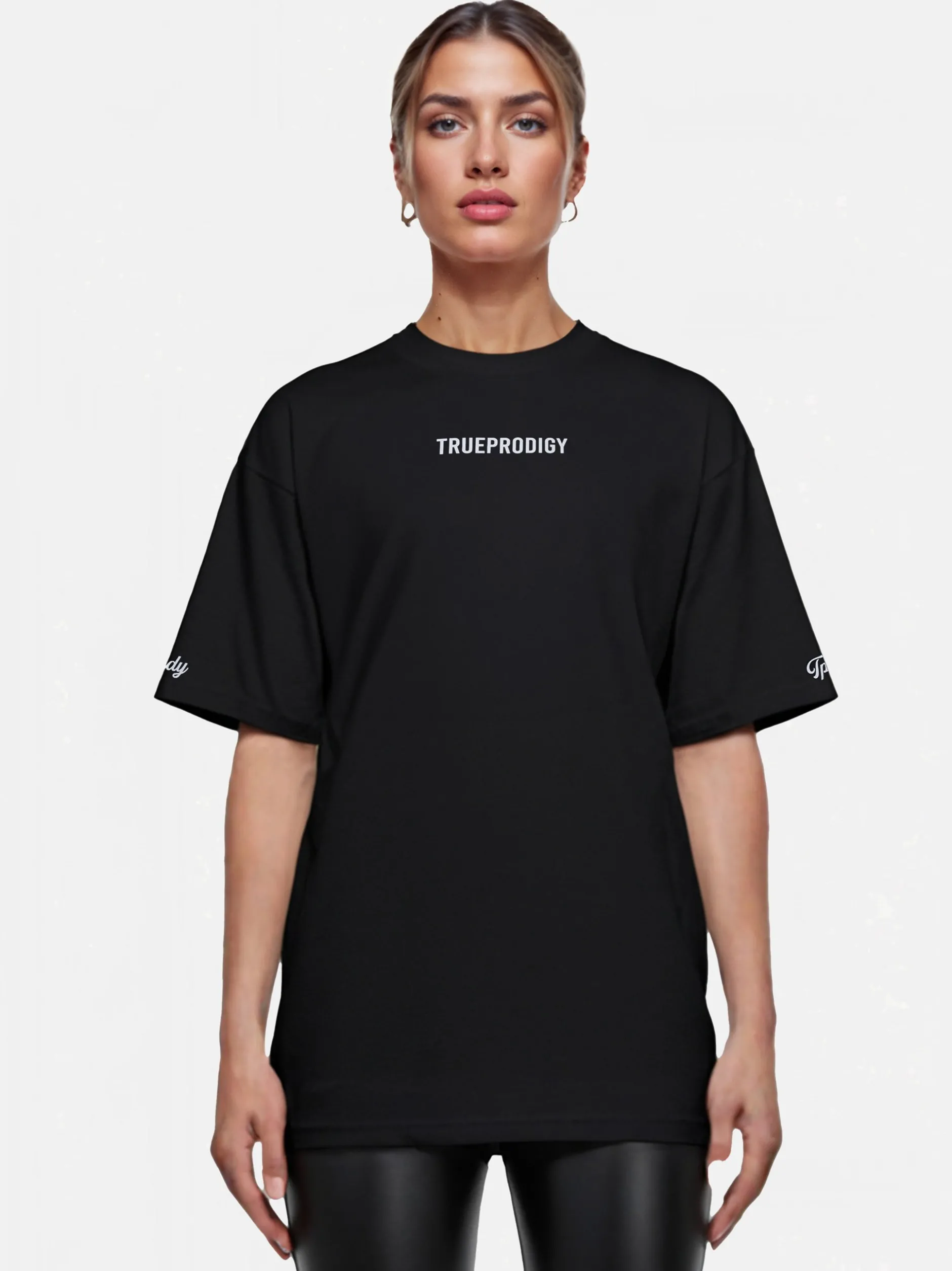 Trueprodigy Damen Oversize-Shirt - Kai F in schwarz