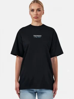 Trueprodigy Damen Oversize-Shirt - Lou F in schwarz