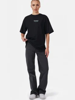 Trueprodigy Damen Oversize-Shirt - Lou F in schwarz