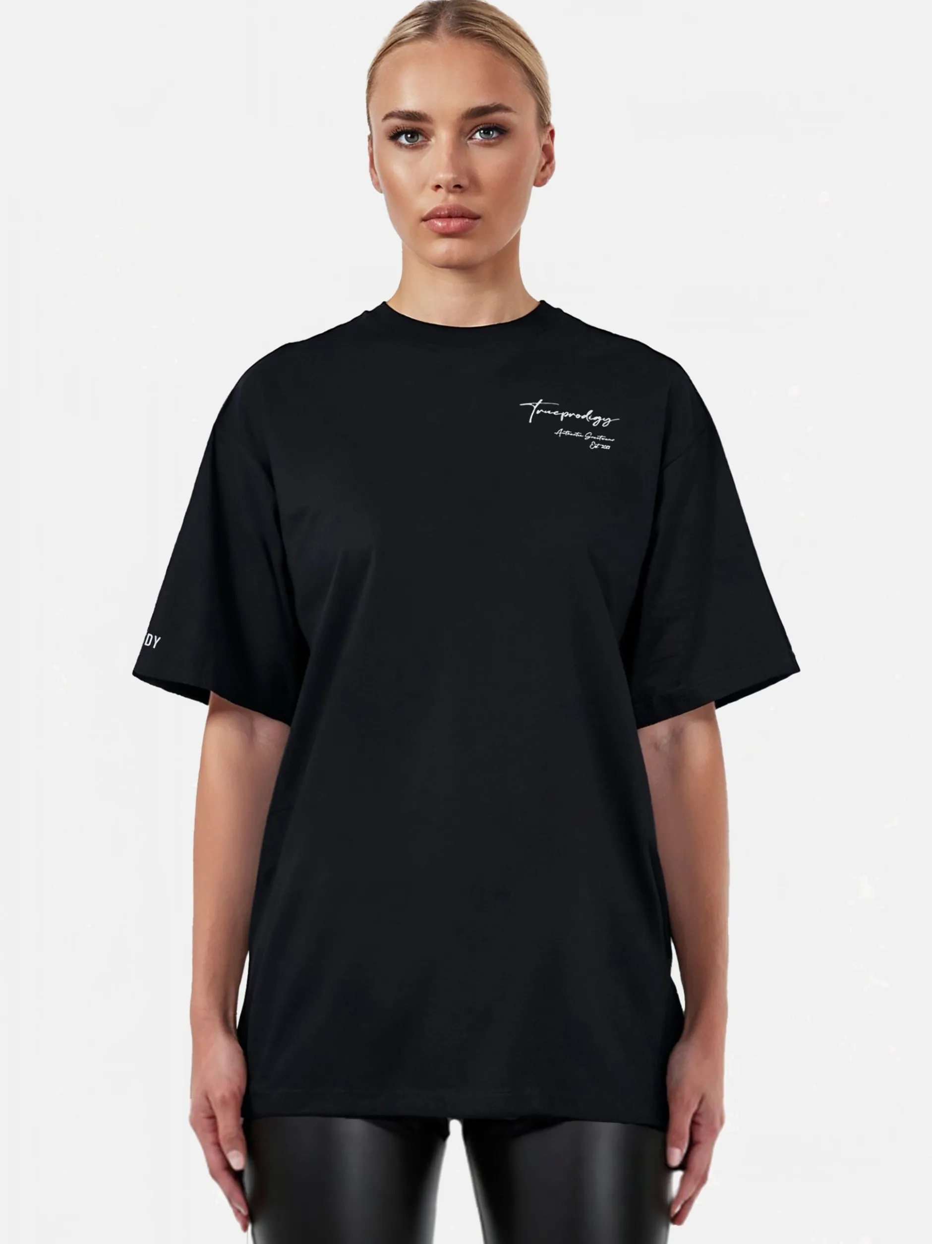Trueprodigy Damen Oversize-Shirt - Marin F in schwarz