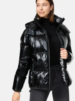Trueprodigy Damen Winterjacke - Constance F in schwarz