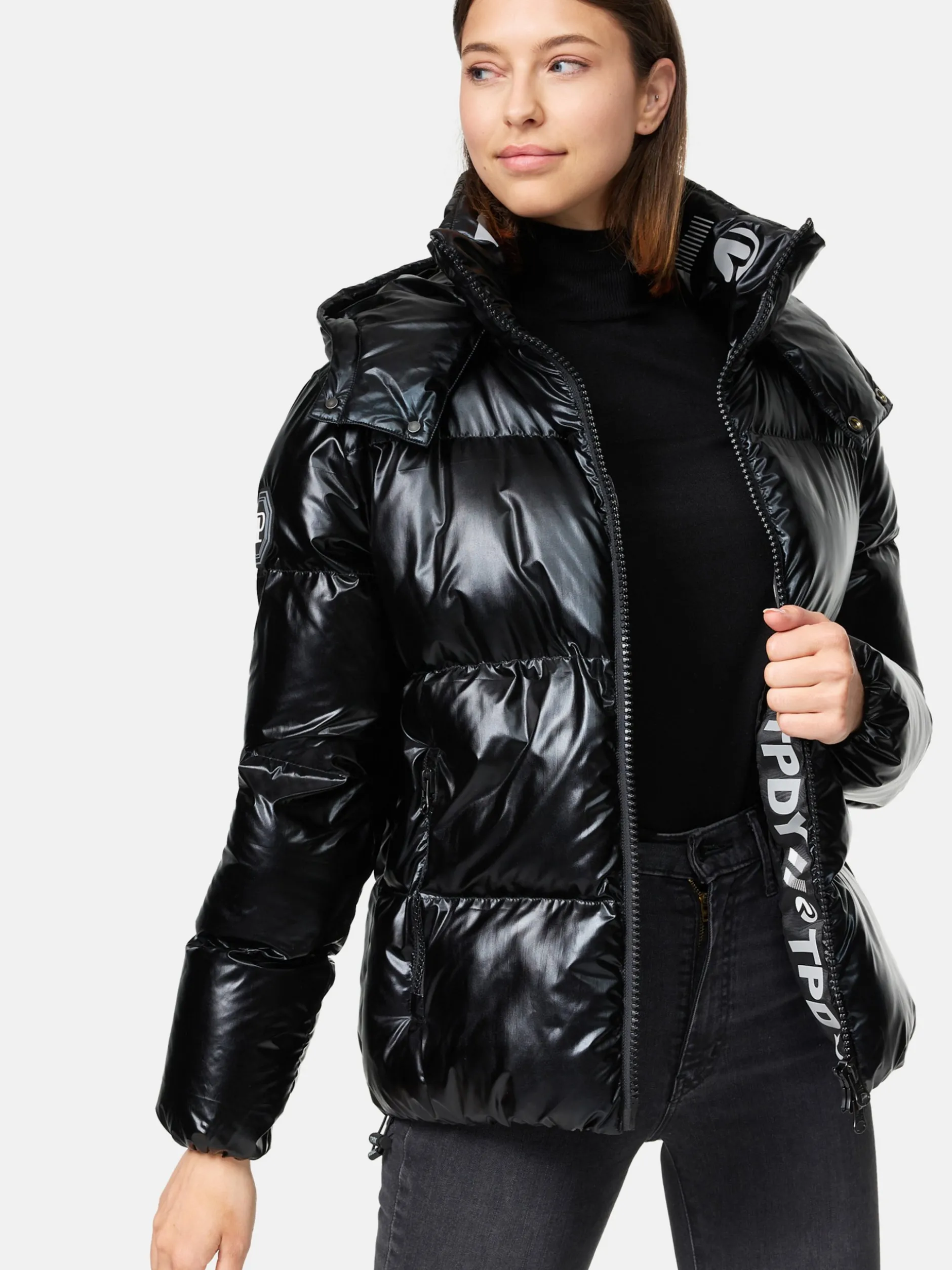 Trueprodigy Damen Winterjacke - Constance F in schwarz