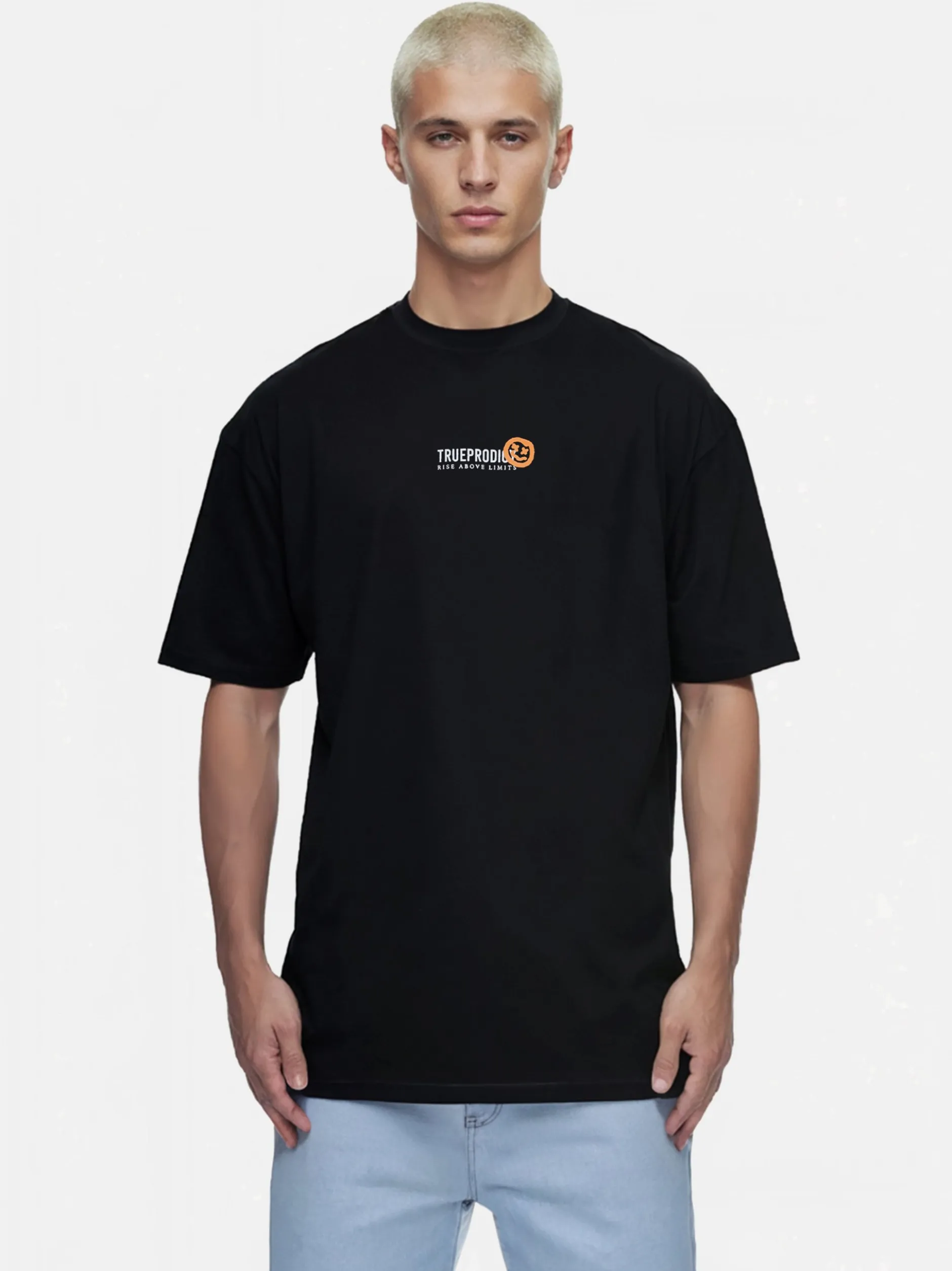 Trueprodigy Herren Oversize-Shirt - Juniper in schwarz