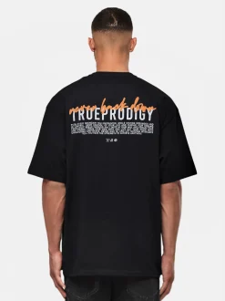 Trueprodigy Herren Oversize-Shirt - Lior in schwarz