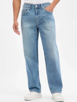 True Religion Herren Jeans - Bobby Relaxed Baggy in bleached