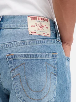 True Religion Herren Jeans - Bobby Relaxed Baggy in bleached