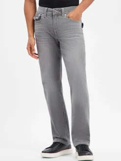True Religion Herren Jeans - Ricky Relaxed Straight in grau