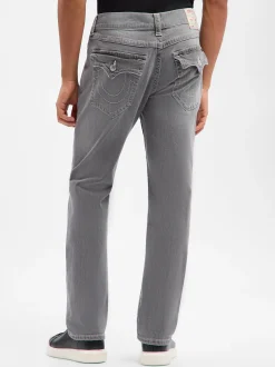 True Religion Herren Jeans - Ricky Relaxed Straight in grau