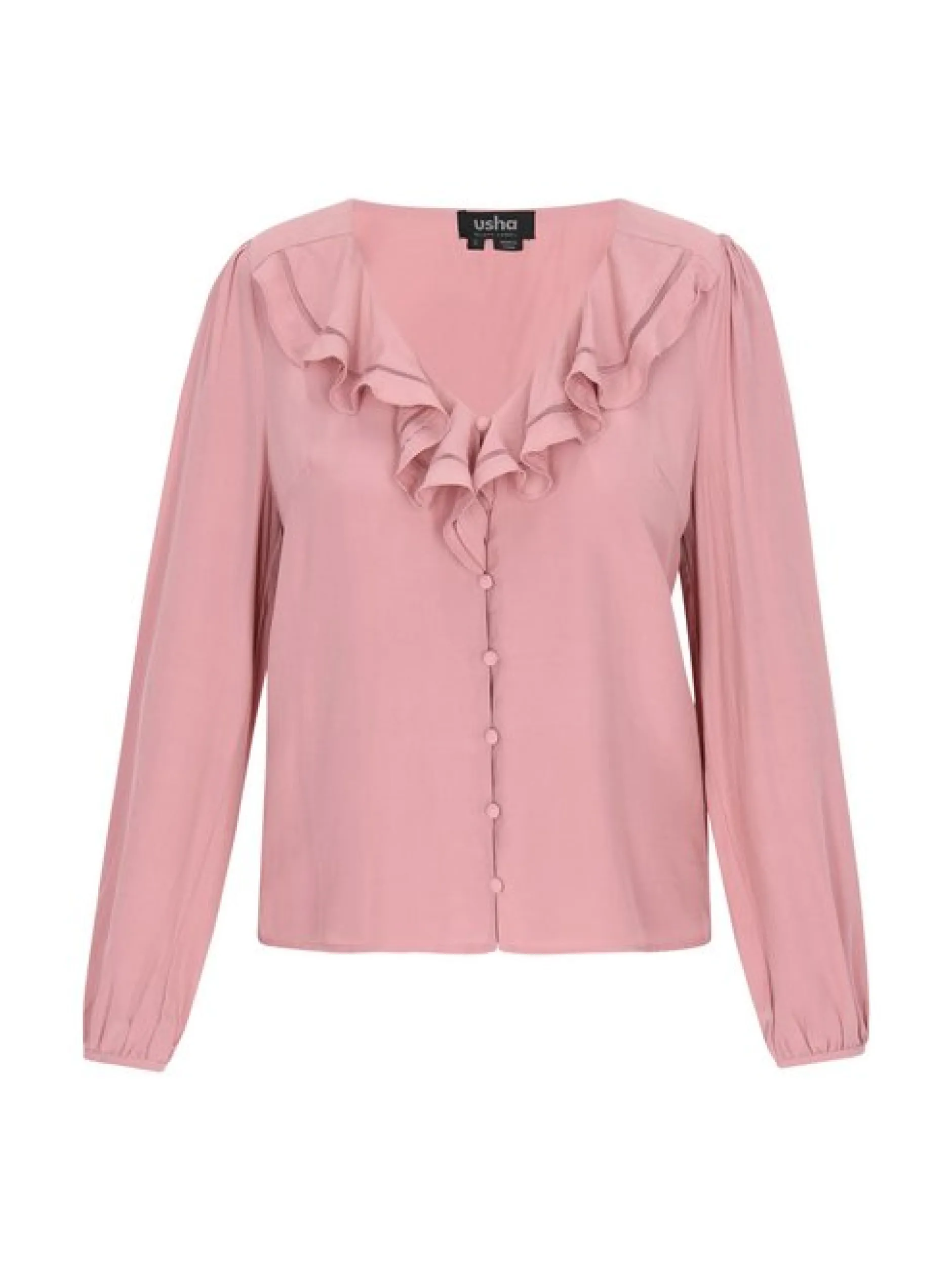 Usha Damen Bluse in altrosa